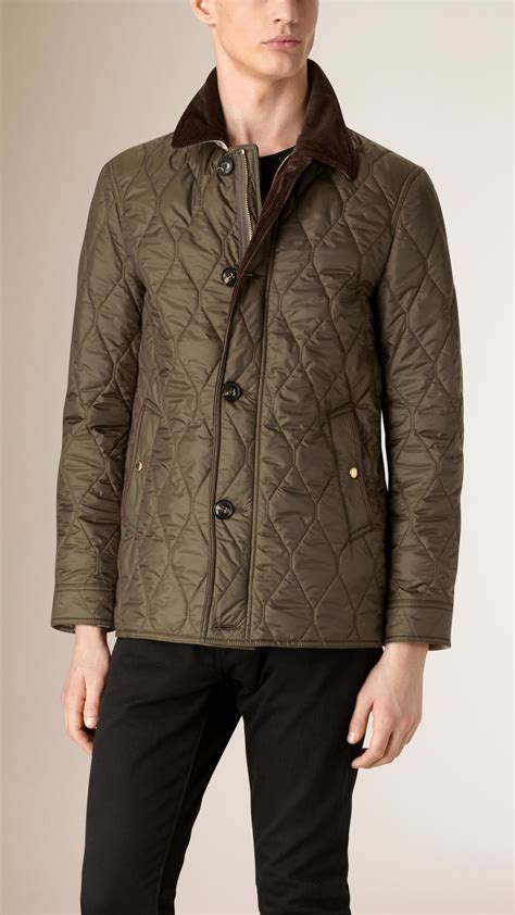 mens quilted jacket burberry|burberry men's quilted jacket sale.